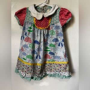 Matilda Jane Colorful Umbrella Print Dress